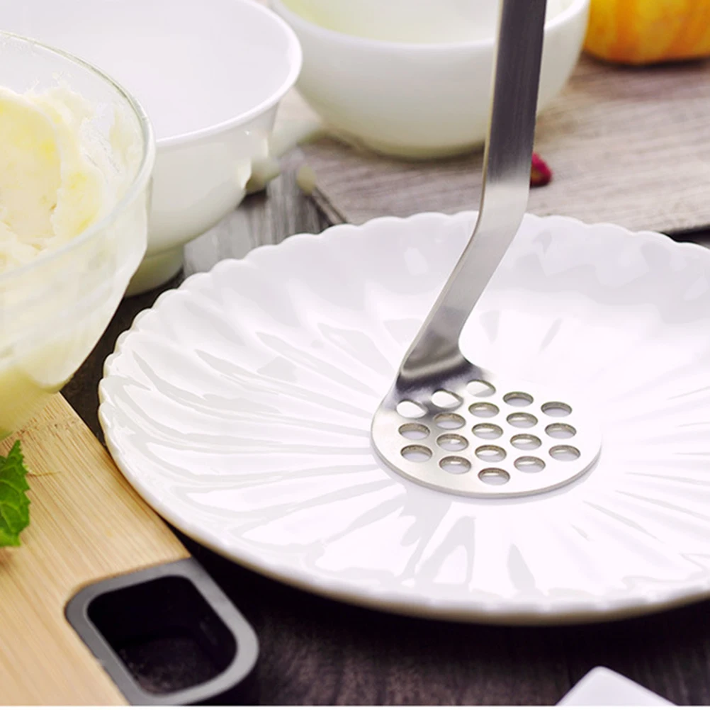

Potato Masher Stainless Steel Anti-Rust Non-Slip Grip for Kitchen Use Vegetable Ricer Potato Presser Masher Ricer