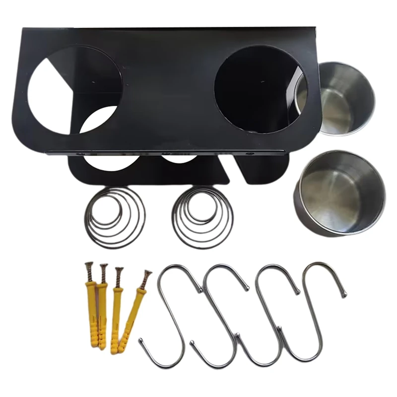 

Настенная стойка для хранения смазочных пистолетов/органайзер, стойка для ручного смазочного пистолета для мастерской, магазина, гаража, с 2 капельными чашками