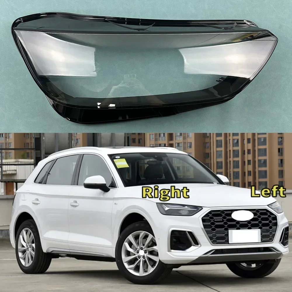 

Для Audi Q5 Q5L 2021-2023 Автомобильная передняя фара, крышка объектива, авто корпус, абажур, стеклянная крышка лампы, крышка фары