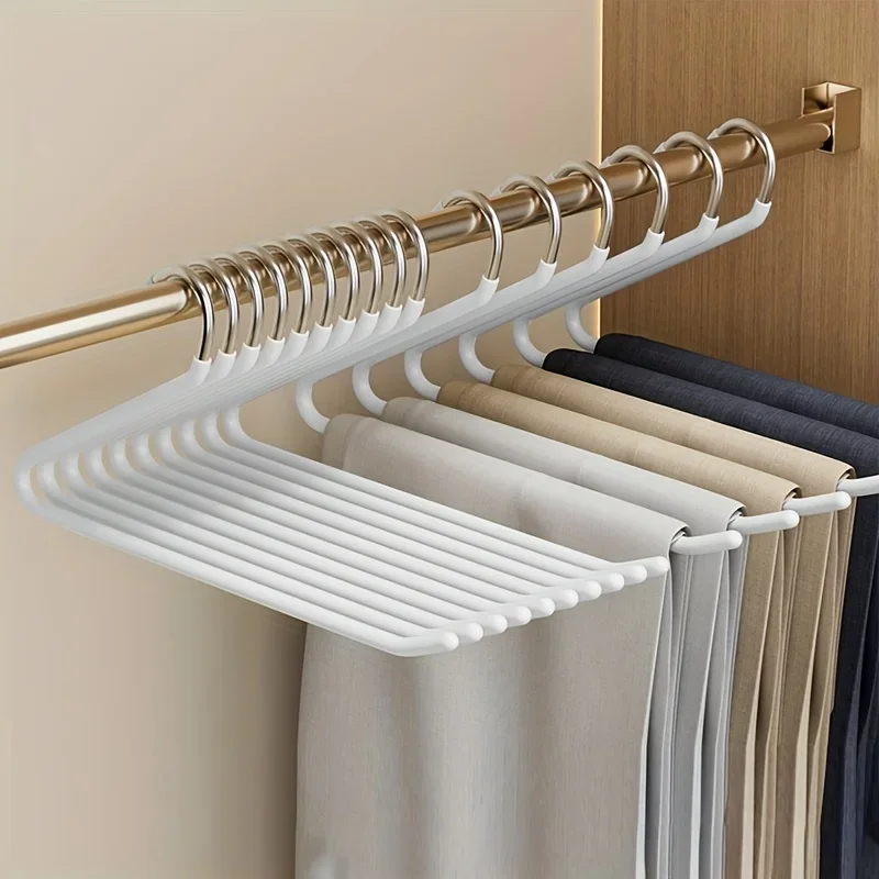 10 stücke Z-Förmigen Hosen Rack Gans Typ Hosen Rack Multi-funktion Hosen Jeans Lagerung Für Haushalts Produkte Kleidung rack Aufhänger – Detail 7