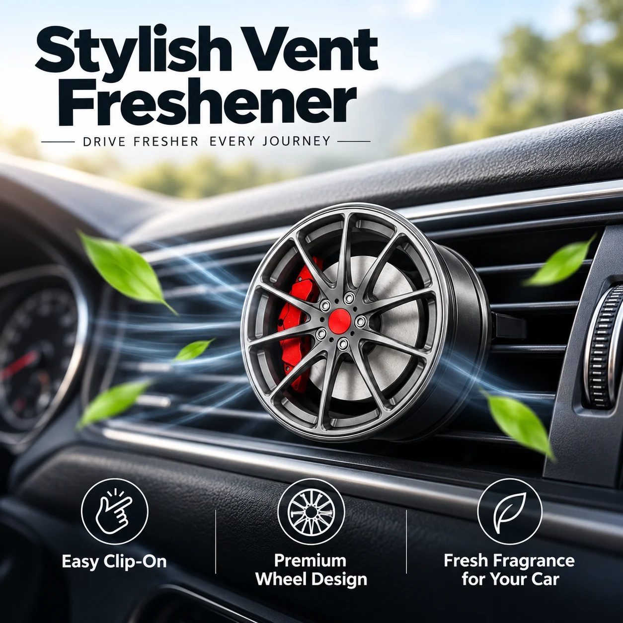 Penyegar Udara Mobil Berbentuk - Perfume Fragrance Wheel ulasan dan harga