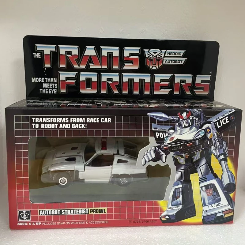 

In Stock Transformer American Version G1 84-86 1984 Prowl Birthday Gift Model Figure Mecha Toys Action Doll Studio robot MD-005