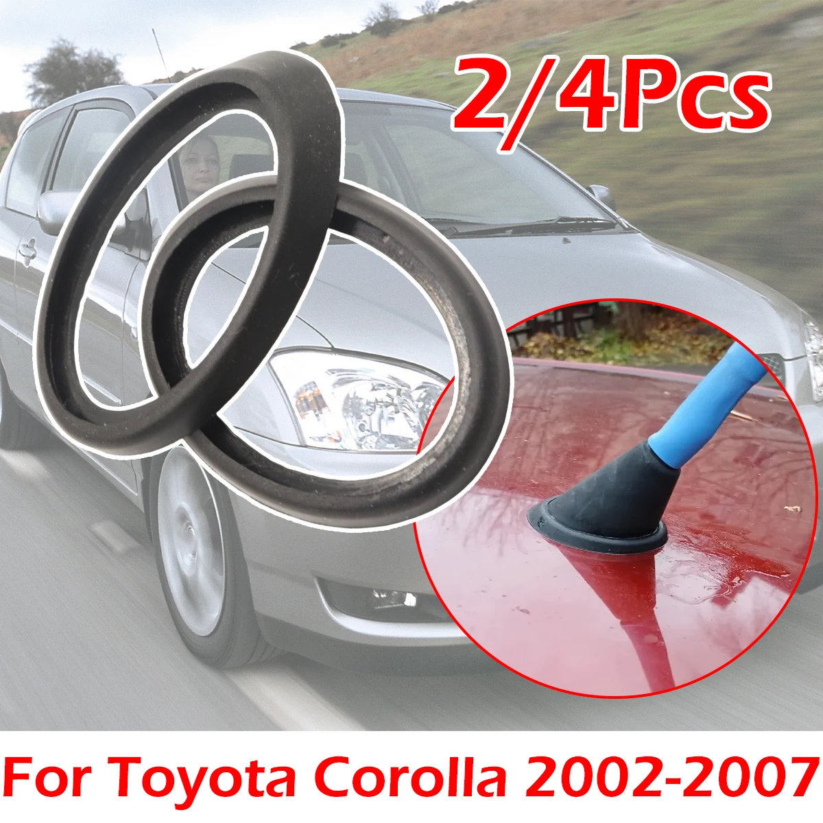 

Sting Aerial Antenna Base Gasket Seal Roof Pad rubber Car Radio seal Ring Replacement part For Toyota Corolla Toyota Yaris 2008
