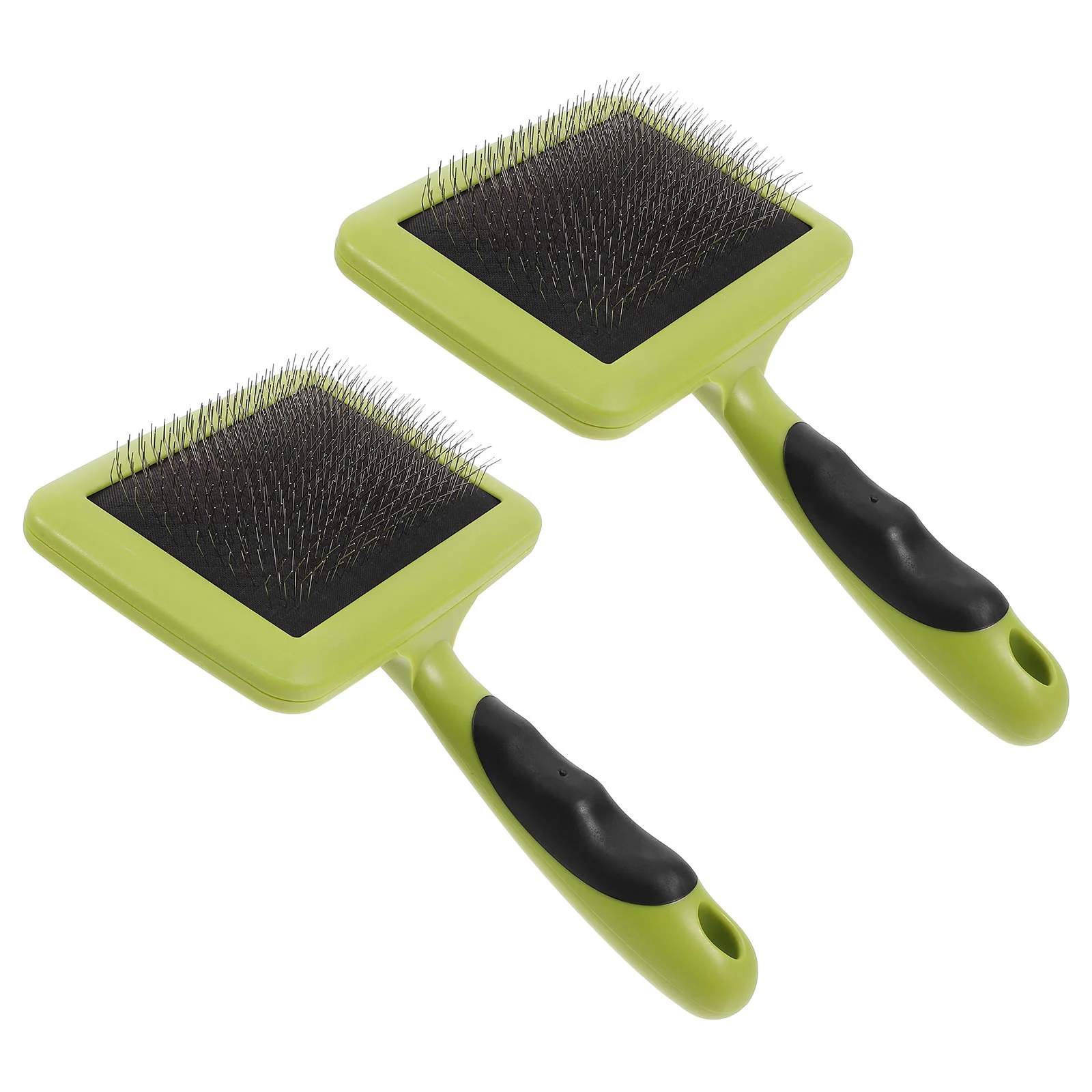 2 Pcs Wool Tools Needle Carder Crafting Hand Brush Felting Supplies Pet Grooming Carder Brush Beginner Wool