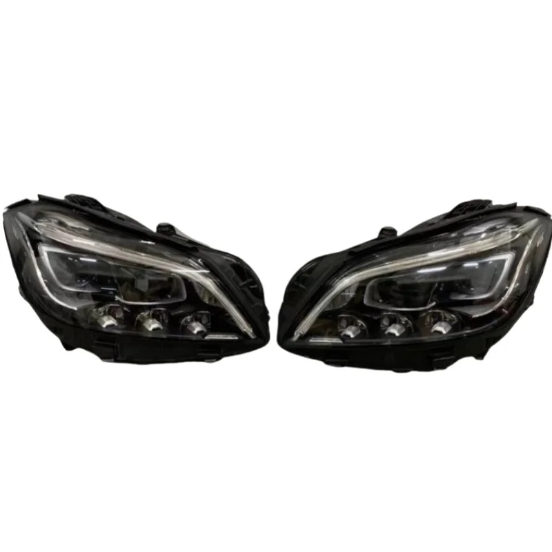 

CLSCLASS New Geometric Headlights LED Semi-assembled Headlights Headlights Upgrade Original forbenz