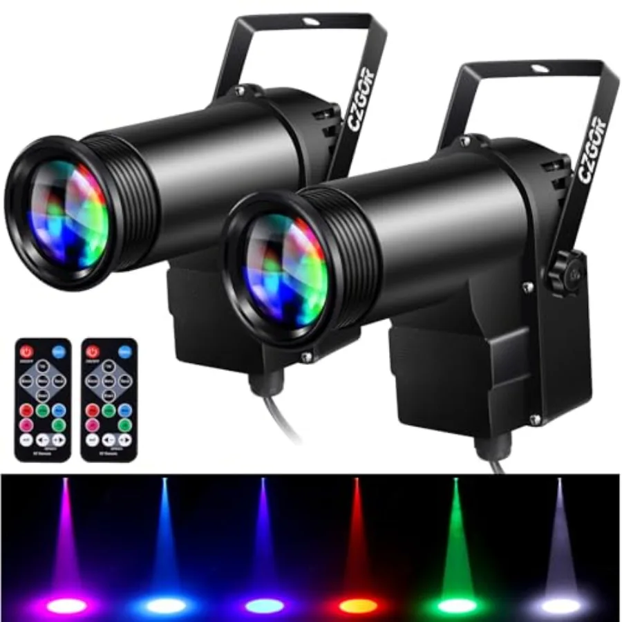

Светильник Pinspot 15W DMX, 2 шт., RGBW, для дискотек, с пультом ДУ, DMX512, звукоактивируемый, для вечеринок и свадеб