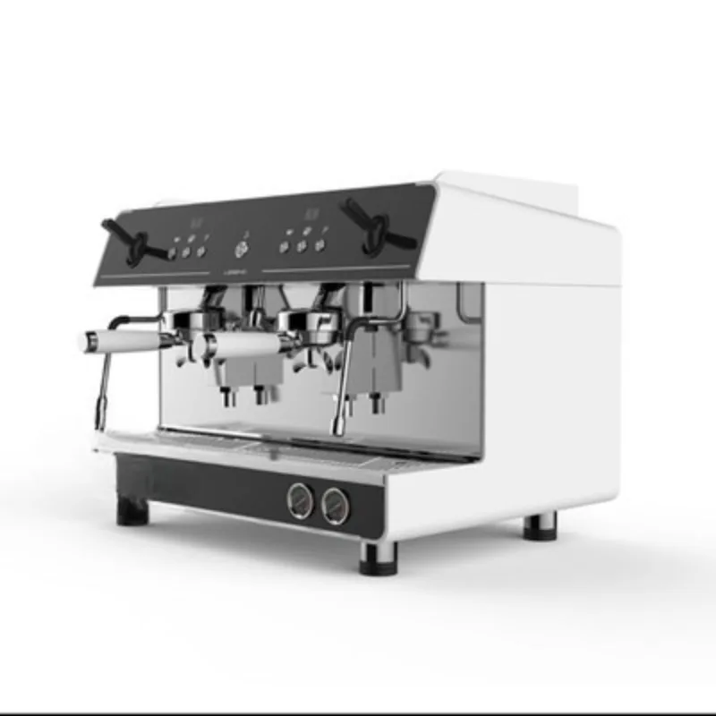 Coffee machine, Italian commercial semi-automatic single double head coffee milk tea shop coffee machine