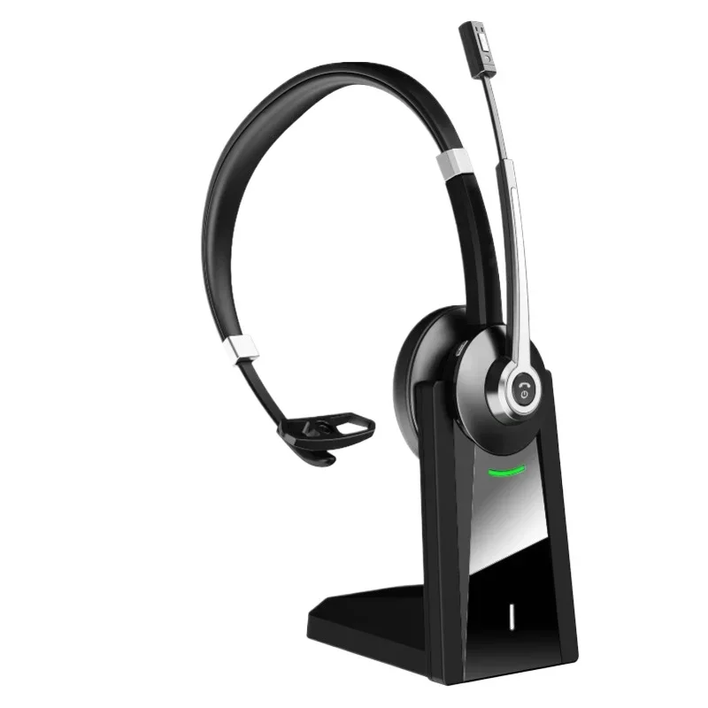 

Latest 2024 model Bluetooth noise cancelling office business headset Call Center telephone Headset with Microphone For PC