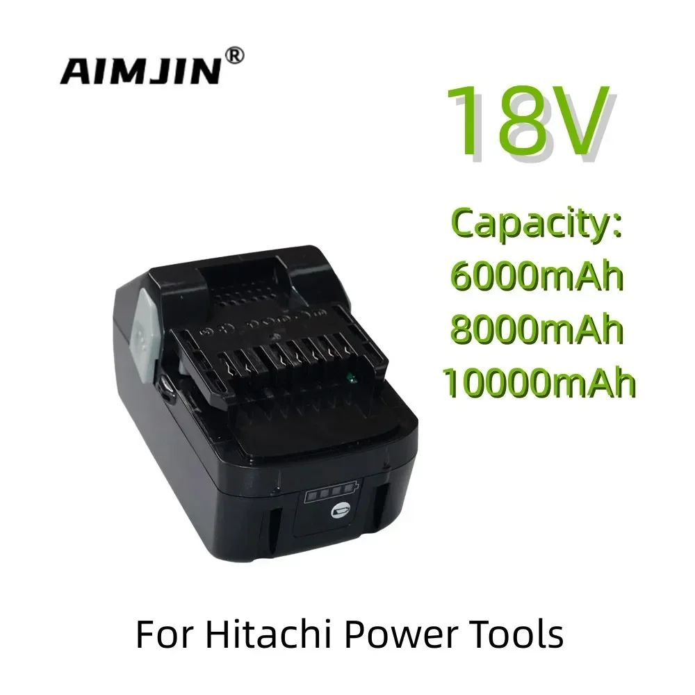 

NEW 18V 6.0/8.0/10.0Ah Li-ion Battery For Hitachi Cordless Power Tools BSL1850 BSL1860 BCL1815 EBM1830 BSL1840 330139