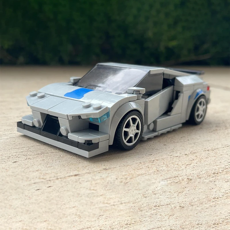 City Car Model MOC Building Bricks High-Performance Super Sports Car Modular Technology Children Holiday Gifts Assemble Toy Suit