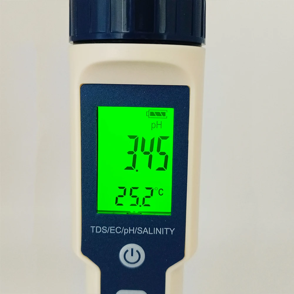 Imagem -03 - Monitor de Qualidade da Água Digital em Água Potável da Piscina Tds ce ph Salinidade Temperatura Tester Pen Aquários