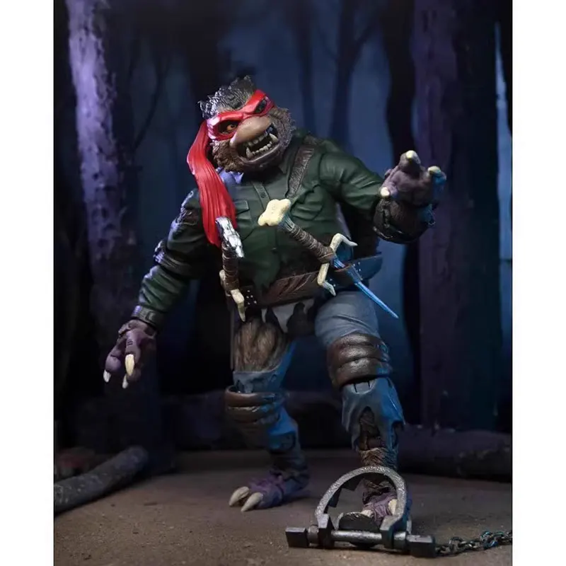 Original Neca 54300 Universal Monsters Werewolf Turtles Raphael Anime Action Figure Collection Figurine Model Toys Gifts 7inch