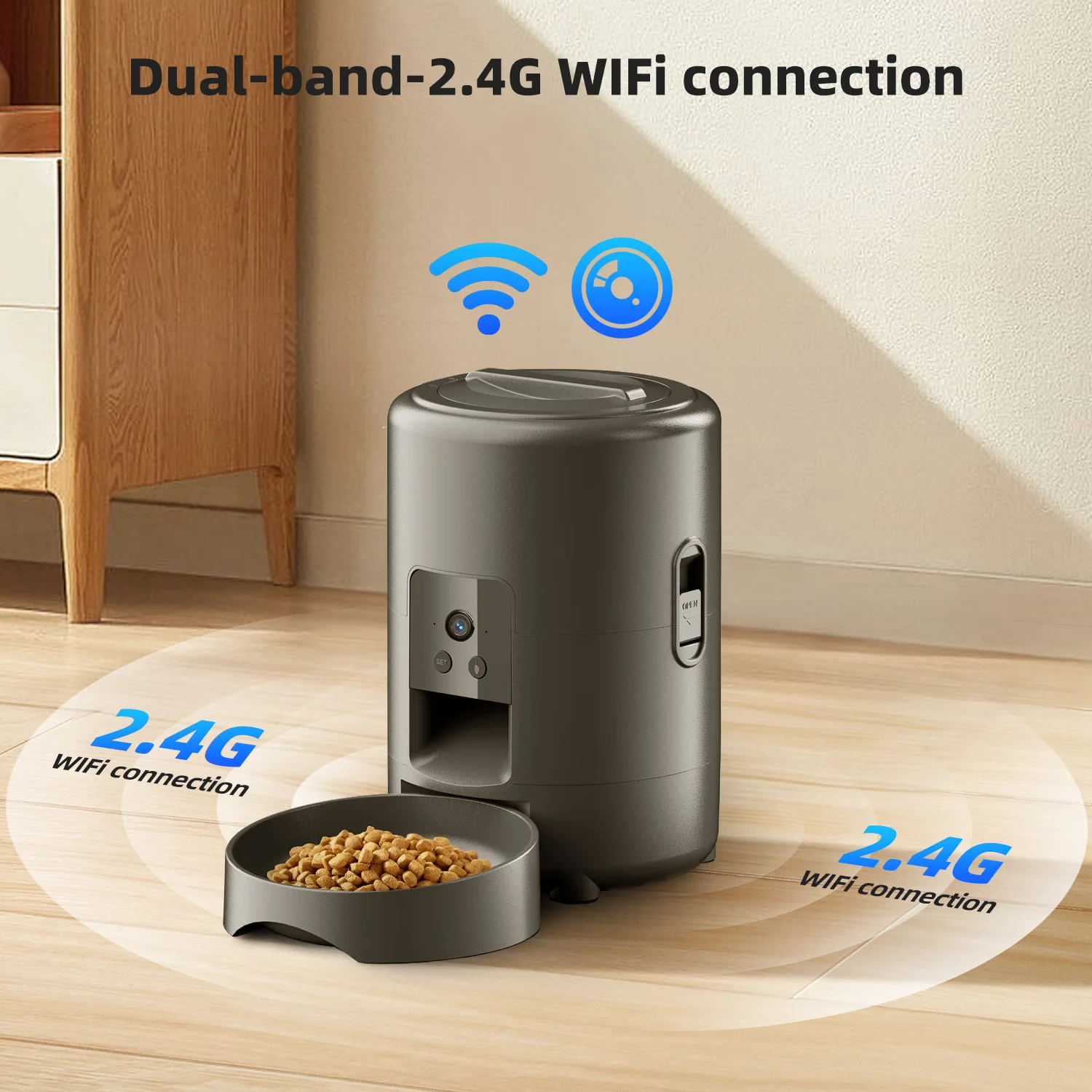 2L 푸시 버튼 와이파이 카메라 USB 자동 애완동물  - Kitchen Appliances Video 리뷰 및 가격