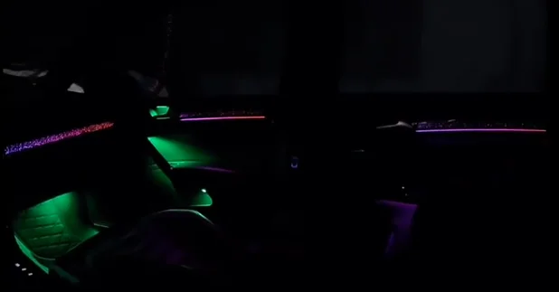 Illuminazione ambientale interna a 256 colori per Volkswagen Golf 7/7.5 2014-2020, accessori decorativi.