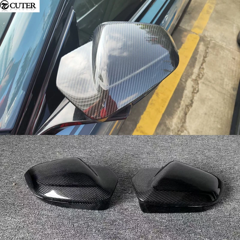 

Накладки на боковые зеркала G60 5 Series из ABS-пластика под глянцевый черный карбон для BMW G60 530i 525i, комплект для кузова, 2024 год