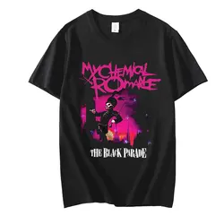 T-shirt estiva da uomo e da donna con bande Punk europee e americane My Chemical Romance The Black Parade Street Casual t-shirt