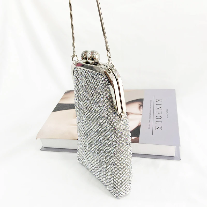 Fanny Pack for Women Luxury Brand Designer Waist Bag 2023 Mini Rhinestone Purse Big Thick Chain Evening Lipstick Belt Bag  Extr