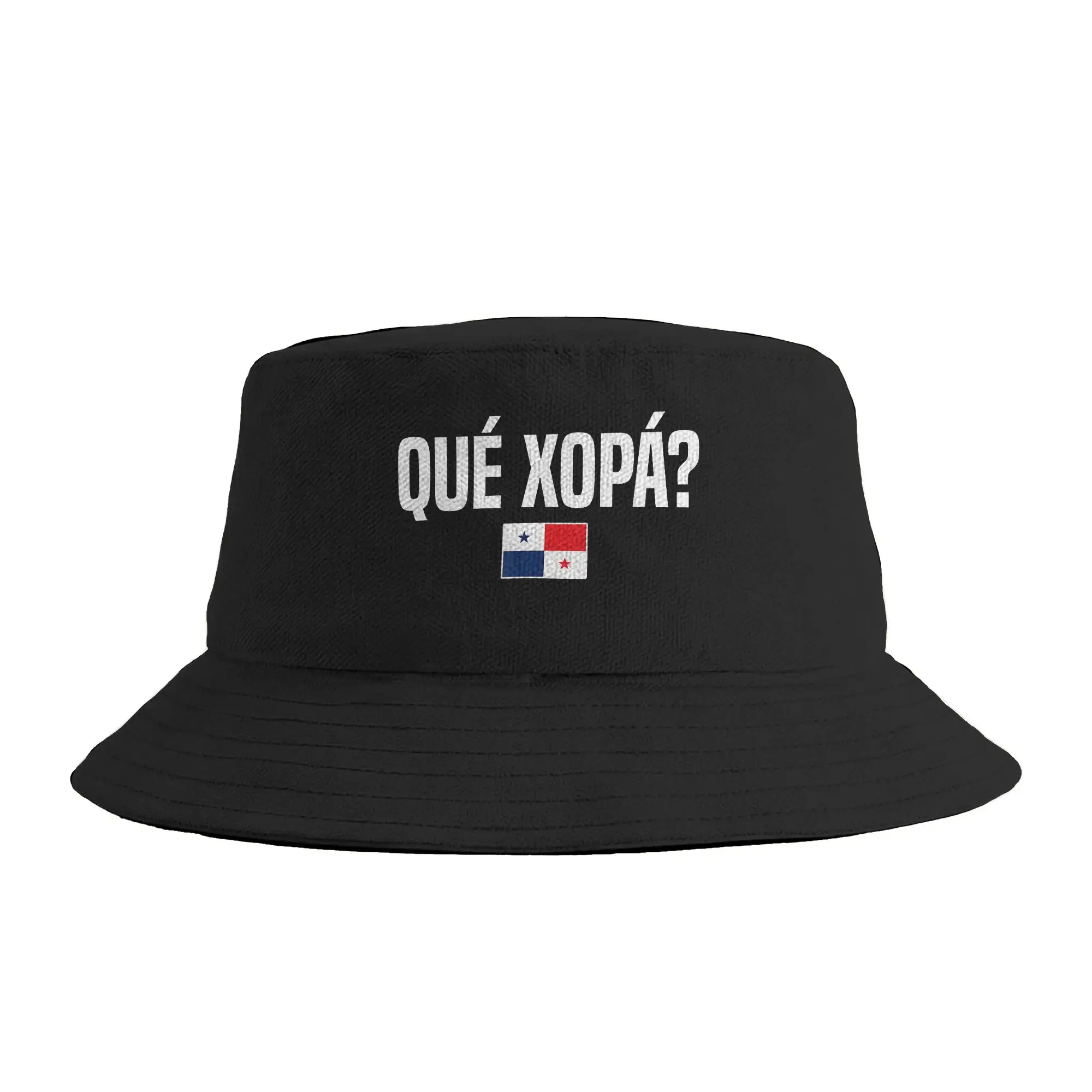 Panamanian Slang Panama Flag Bucket Hat For Couple  Fisherman Hats Retro Fishing Caps Breathable Outdoor Design Sun Hats