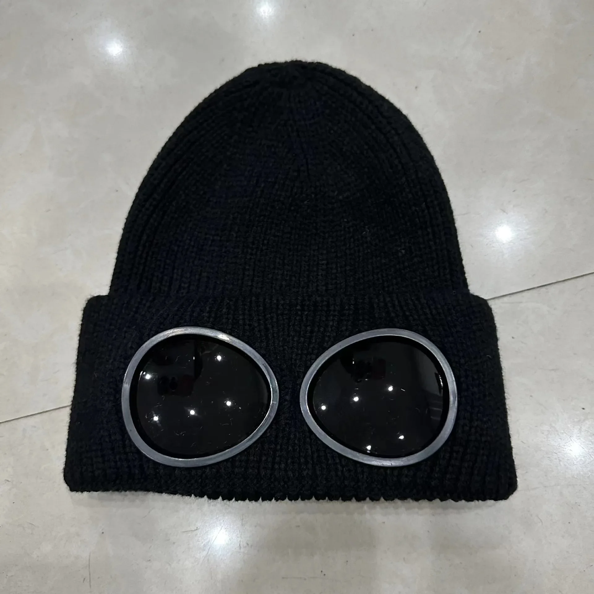 Máscara de esqui para homens e mulheres, óculos à prova de vento, gorro de malha, toucas esportivas, frio, quente, inverno