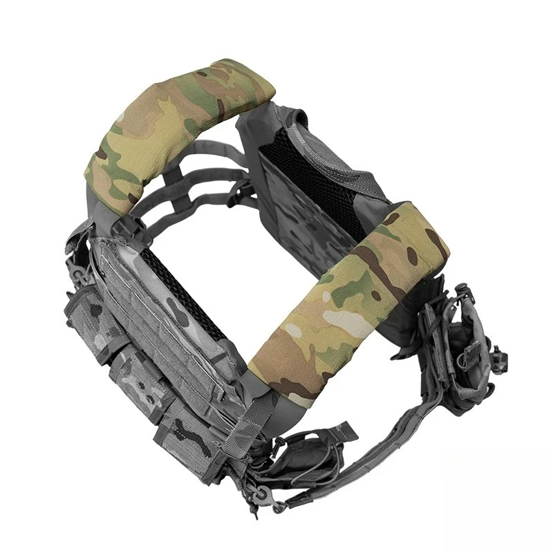 Tactical Elastic Shoulder Pads FERRO Style Elastic Nylon Backpack Strap Pads Padded Strap Cover 2