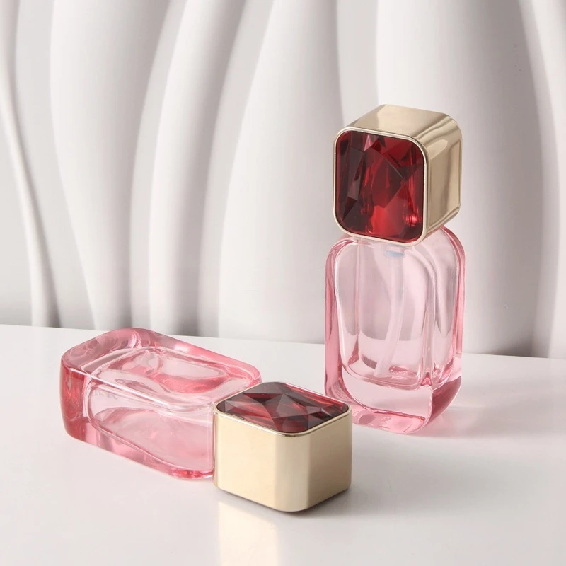 Lotion Bottle 30ml Stained Glass Fine Spray Bottle 30ml High Quality Skin Care Product Container Essence Toner Empty Pump Bottle