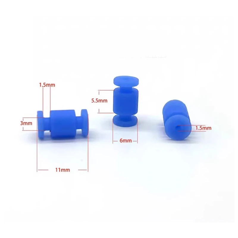 20PCS M1.5 RC Rubber Shock Absorber Ball 11*6*1.5mm size For RC Drone Flight Control Quadcopter Anti Vibration Silicone Balls