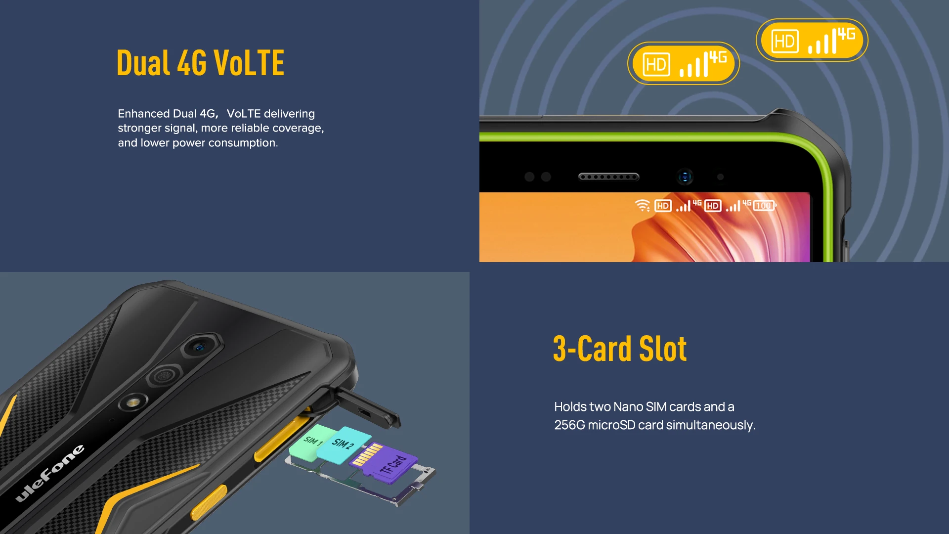Ulefone Armor X12,Android 13,Up to 6ГБ(3ГБ+3ГБ)RAM,32ГБ ROM,4860mAh,13MP , 5.45", 4G NFC,Global Version