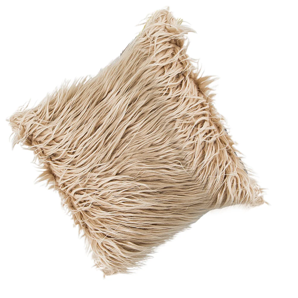 

1Pcs 45x45cm Wool Cushion Cover Natural Look Soft Comfortable Fit for Couch Chair Car Seat Home Or Gift Decoration