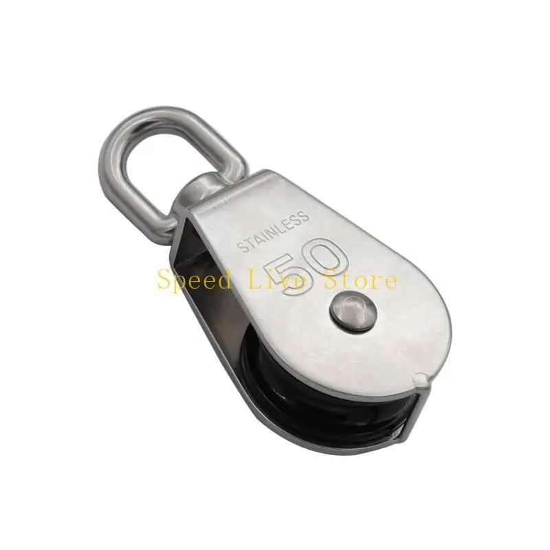 

547C Stainless Steel Marine Pulley Heavy Duty Corrosion Resistant for Kayak Watercraft