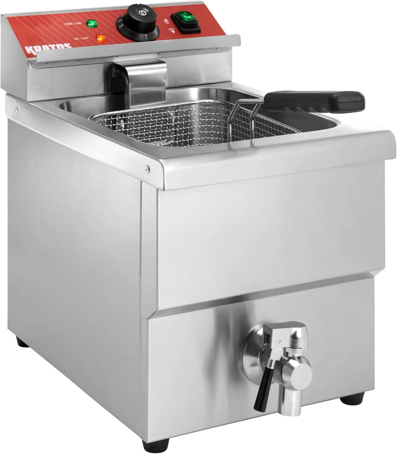 29Y-015 상업용 전기 조리대 프라이어, 15lb. 용량, 208/240V, 3500W, 바구니 1개