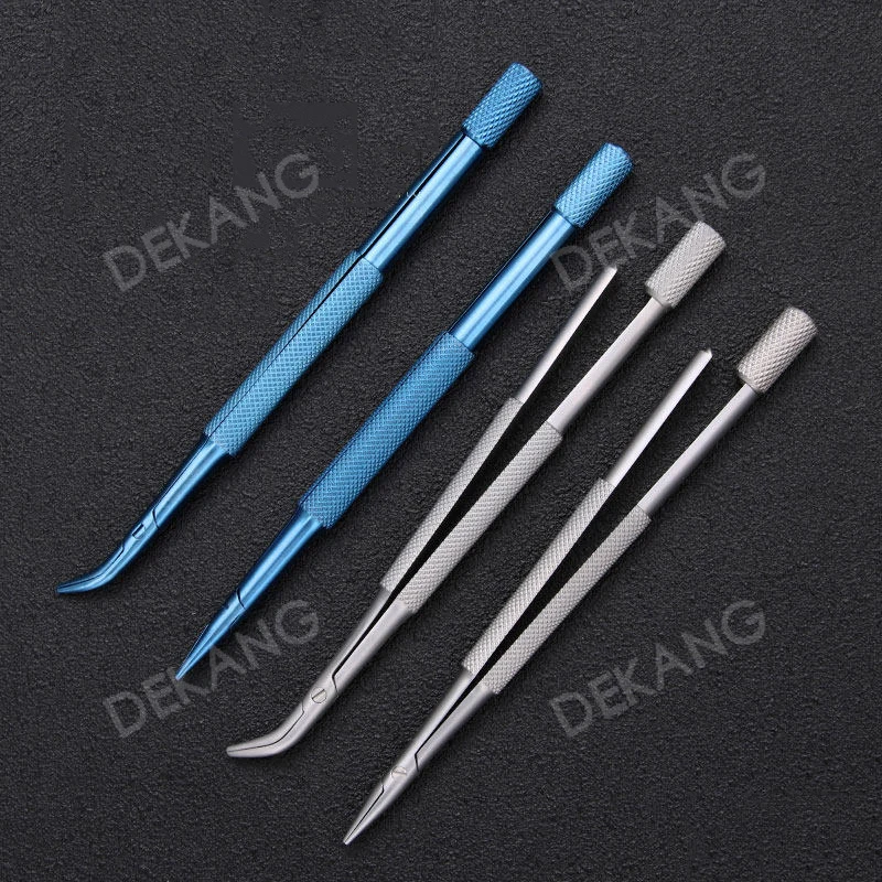 Stainless Steel Titanium Alloy Knife-Holding Micro Clamp Double Eyelid Tool