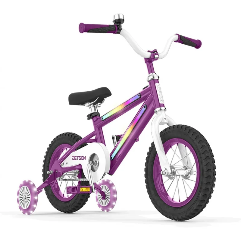 AQJetson Rider Kids' -up Unisex Bike,LED up Frame,3 Different Light Modes