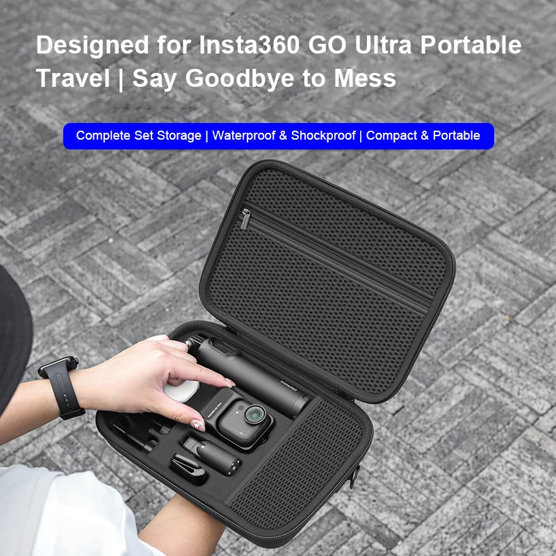

Carrying Bag for Insta 360 GO Ultra Accessories Storage Protective Case Hard Shell Cover for Insta360 GO Ultra Camera Accessory