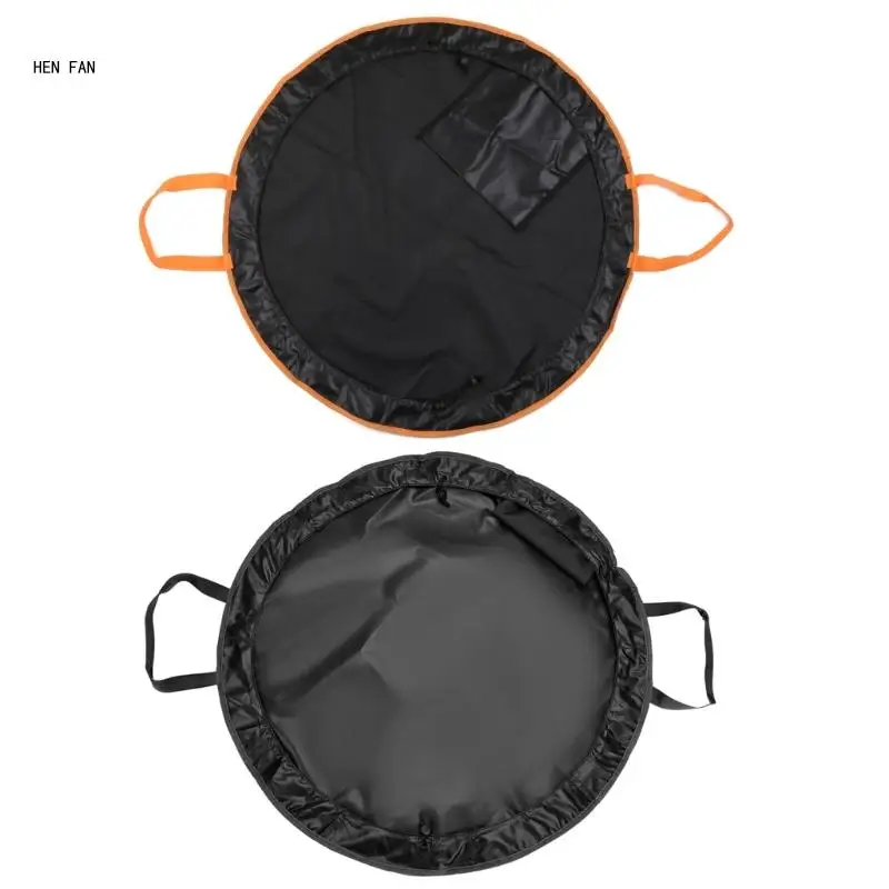 

Diving Suit Storage Bag, Drawstring Retractable Changing Mat Waterproof Wetsuit Changing Mat for Surfing Outdoors M89D