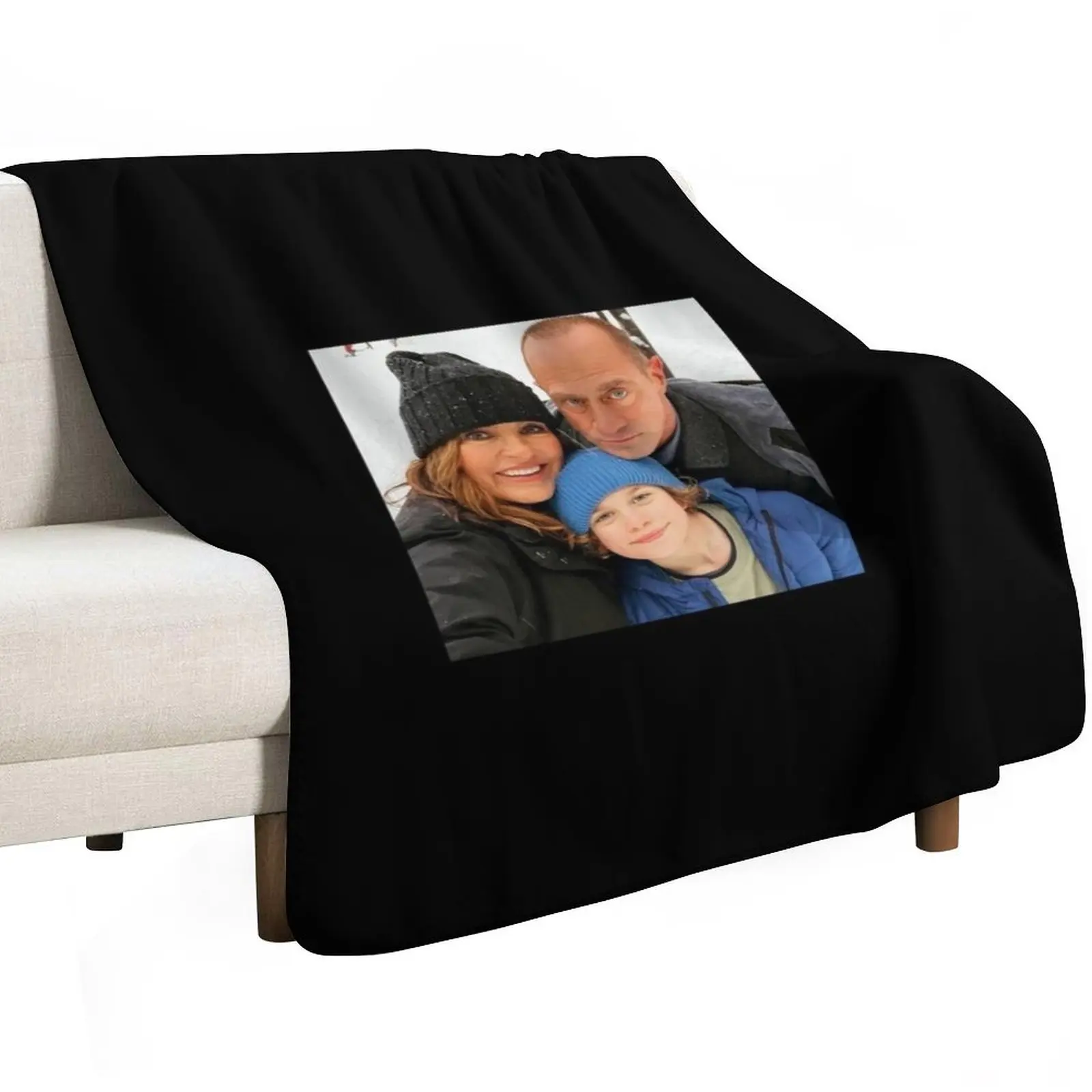 Olivia, Noah & Elliot Sticker Throw Blanket Sleeping Bag Hair Summer warm for winter Thin Loose Blankets