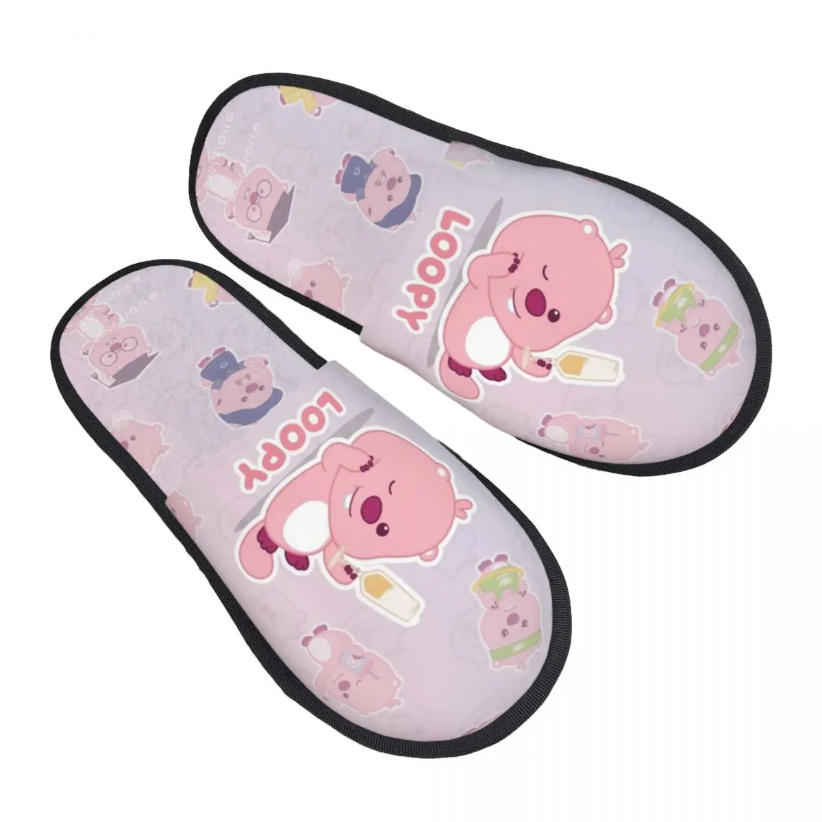 Custom Zanmang Loopy Cartoon Guest Slippers for Spa Women House Slipper