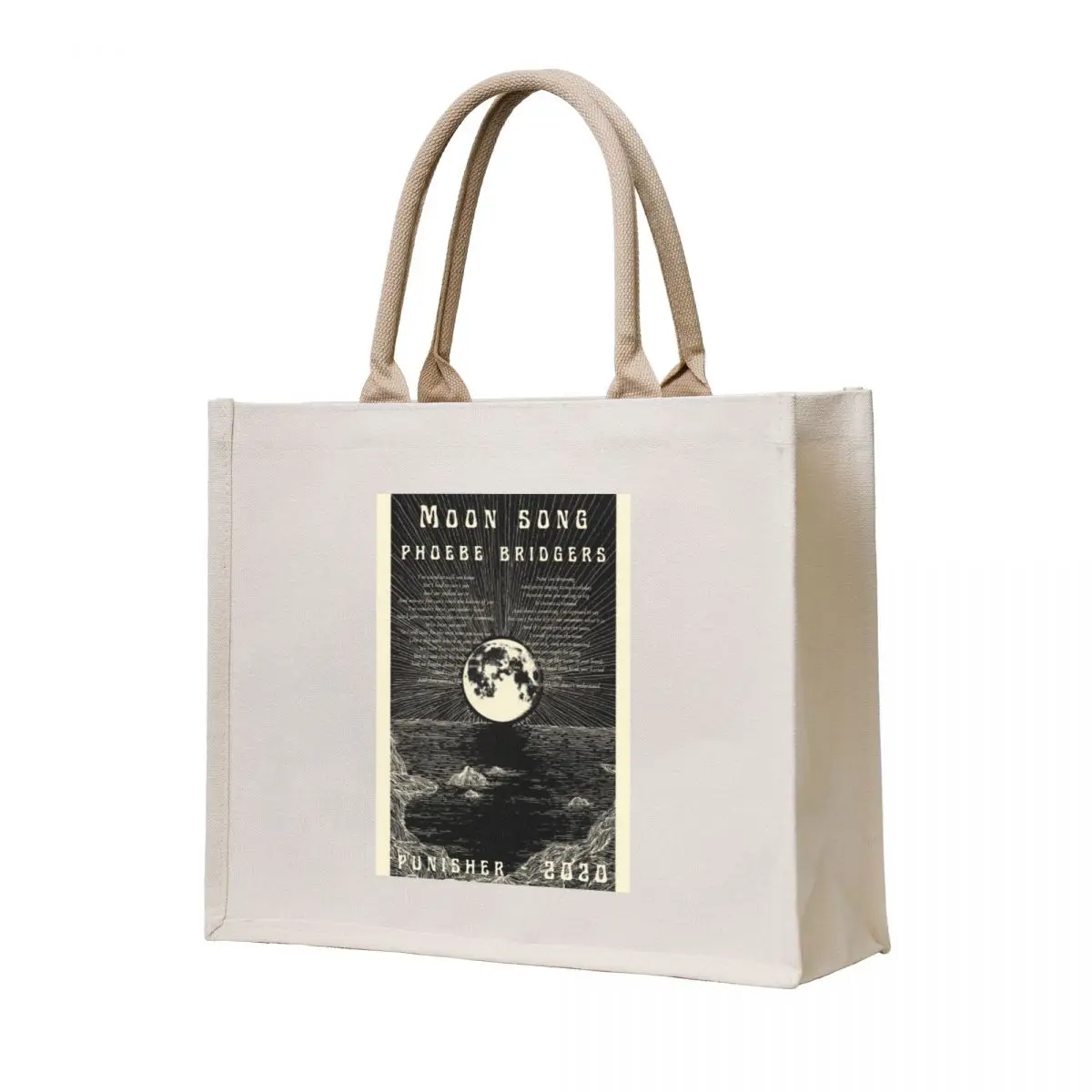 

moon song phoebe bridgers poster Tote Bag reusable grocery bags Large bags for women hand bags Lady bag
