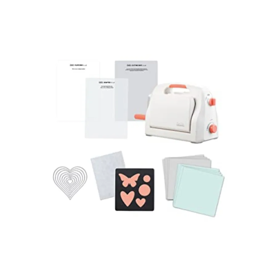 

Bira 9 inch Adjustable Die Cutting and Embossing Machine Starter KIT, 9" Opening, Paper, Fabric and Other Materials Starter Kit