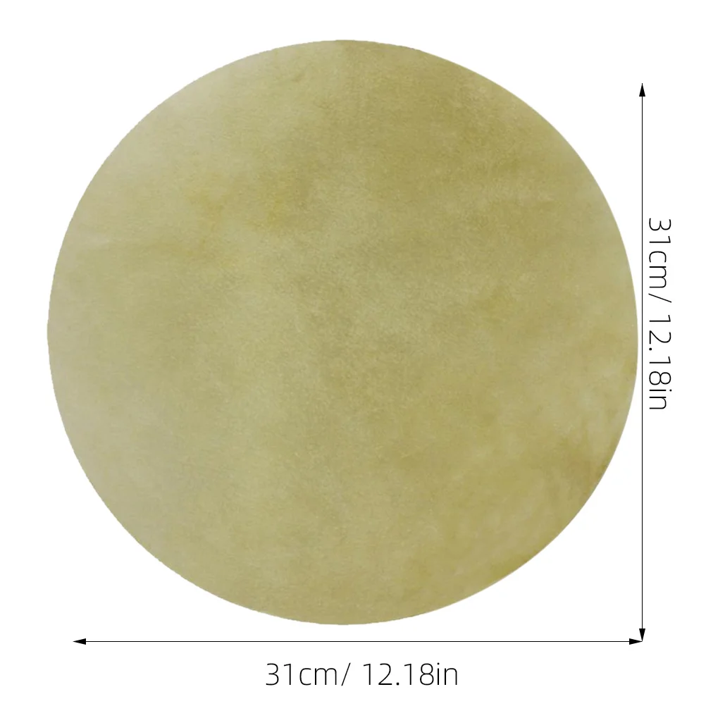 2Pcs Premium Round Shape Goat Skin Drum Head for Percussion Instruments Replacement Accessories Enhanced Sound Drum Goatskin