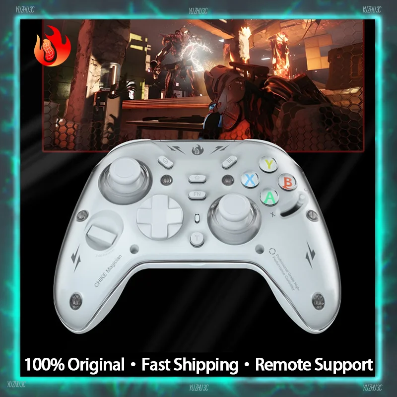 controller-da-gaming-chike-magician-dual-mode-cablato-wireless-con-joystick-a-effetto-hall-doppia-frequenza-di-polling-1000hz-giroscopio-a-6-assi-batteria-da-1200mah