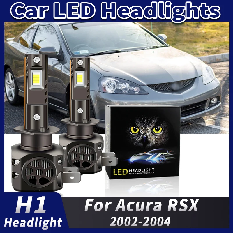 

2pcs 20000LM 100W LED Headlight Bulb H1 High Low Beam Headlamp Auto Car Bulbs For Acura RSX 2002-2004 White Bulb HeadLight 6000k