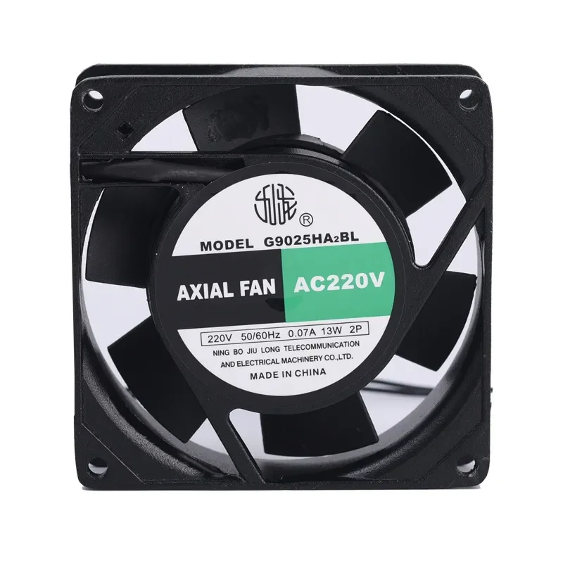 Original Kowloon Fan G9025HA2BL 9225 AC 220V Double Ball Bearing Chassis Silent Cooling Fan for Electronic Equipment - view 5