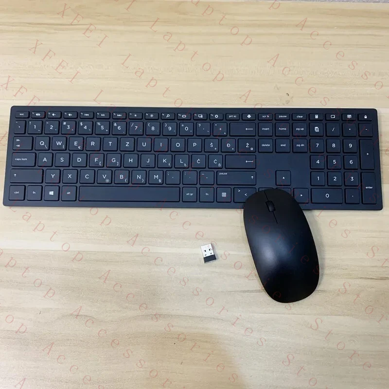D  2.4G Wireless Keyboard Mouse Kit  for HP Pavilion 800 Pavilion600 Serbian Slavic