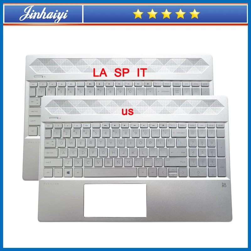 

For HP 15-CS 15-CW TPN-Q208 TPN-Q210 upper cover keyboard palm rest case laptop shell