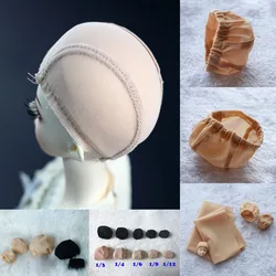 BJD Doll Wigs Cap Headgear DIY Fixed-Wig Hairnet for 1/3 1/4 1/6 1/8 1/12 Toy Wig Hat Handmade Doll Accessories