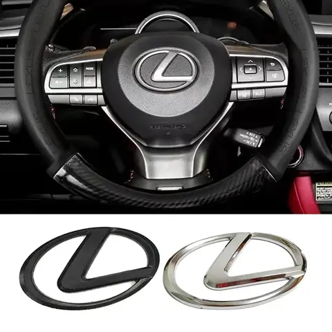 Lexus RX350 IS250 IS350 GX460 ES350 GS350 IS300 NX300 ES250 ES300 ES330 용 ABS 자동차 핸들 엠블럼 센터 스티커 데칼