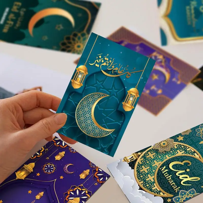 بطاقات ملاحظة العيد، بطاقات تهنئة القمر، بطاقات ملاحظات العيد مع مغلفات، بطاقات عطلة ورقية، بطاقة حامل دينية للعطلات