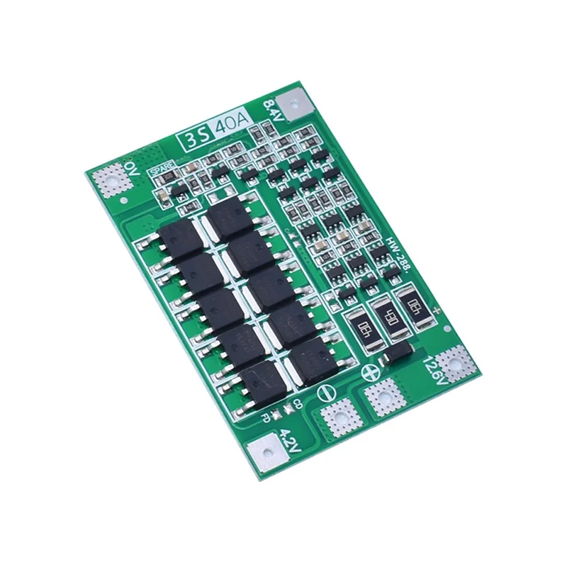 3S 4S 40A 60A Li-ion Lithium Battery Charger Protection Board 18650 BMS For Drill Motor 11.1V 12.6V/14.8V 16.8V With Balance