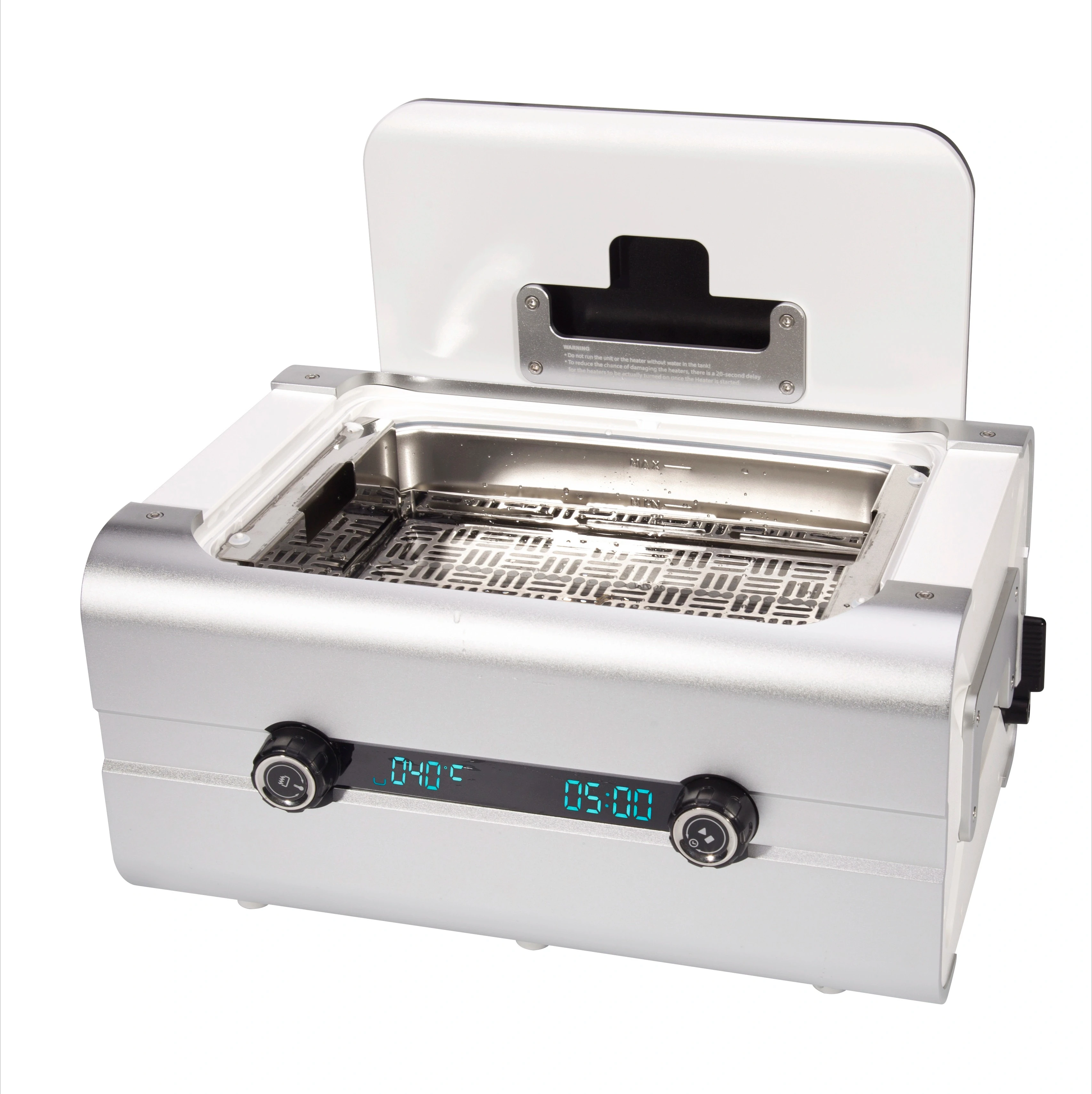 8L 49kHz Industrial Ultrasonic Cleaner with 3 Transducers Fast Cleaning Machine for Dental Instruments