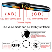 FirstSafe Factory New Mood Light LED Parking Sensor System Reversing Radars System Backlight Parktronic 5